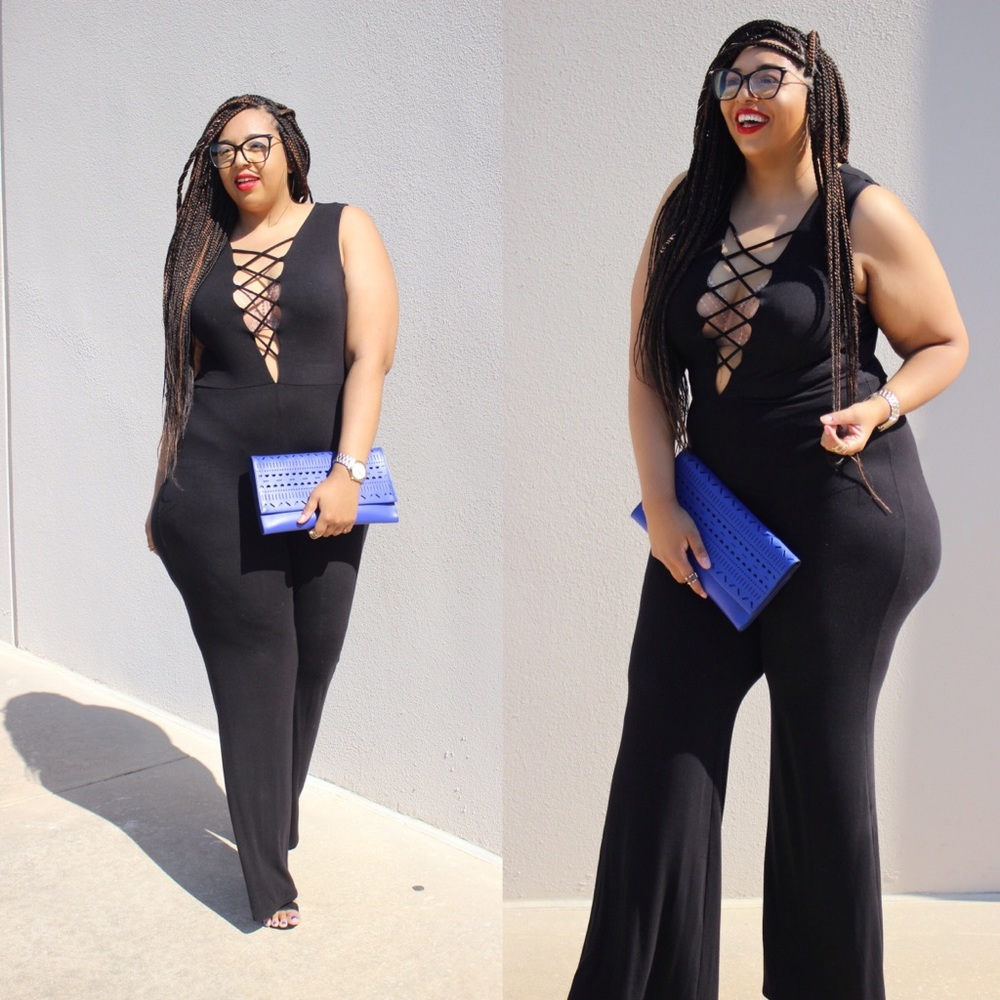 Sexy Front String Jumpsuit